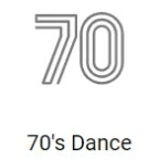 Record 70's Dance